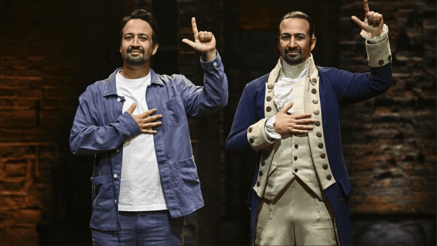 Presentan figura de cera de Lin Manuel Miranda como Alexander Hamilton