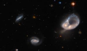 El telescopio Hubble revela las secuelas de una rara colisión estelar