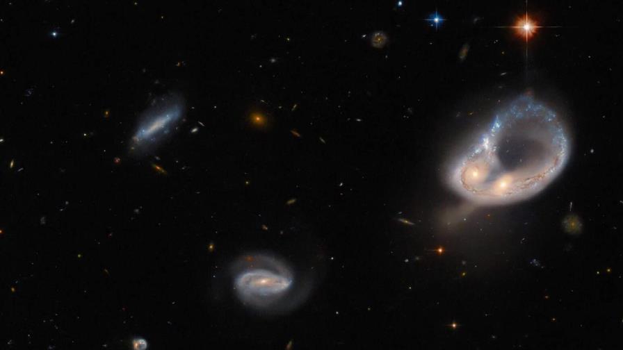 El telescopio Hubble revela las secuelas de una rara colisión estelar