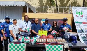 La Policía Nacional realiza jornada deportiva infantil en Las Matas de Farfán
