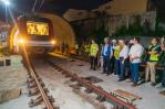 Paliza supervisa pruebas dinámicas en la línea 2C del metro que va a Los Alcarrizos