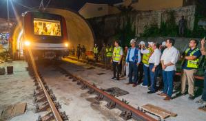 Paliza supervisa pruebas dinámicas en la línea 2C del metro que va a Los Alcarrizos Paliza supervisa pruebas dinámicas en la línea 2C del metro que va a Los Alcarrizos