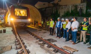 Paliza supervisa pruebas dinámicas en la línea 2C del metro que va a Los Alcarrizos