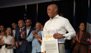 El alcalde de Nueva York, Eric Adams: Nací en Alabama, pero soy dominicano"