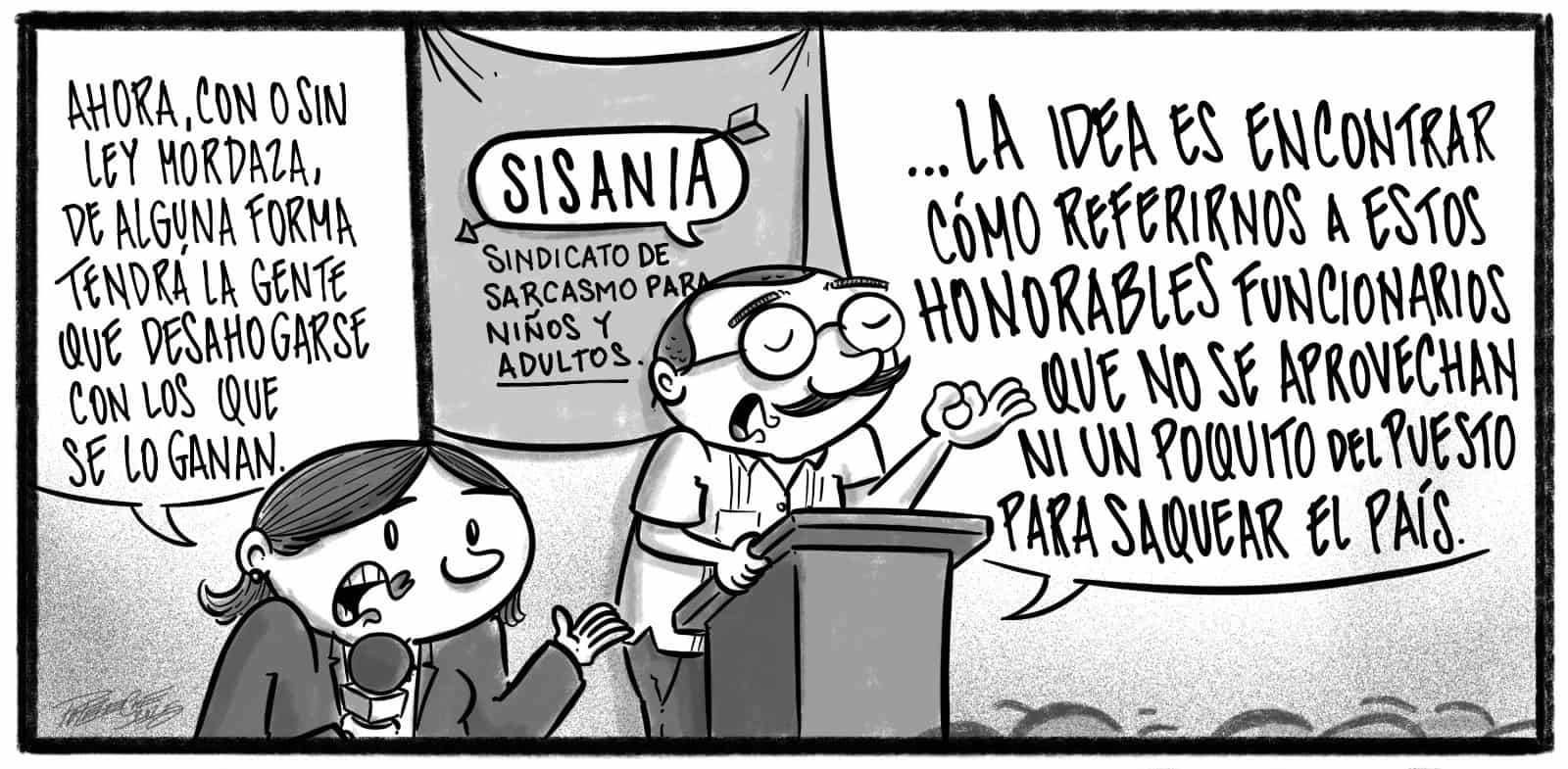 Caricatura de Noticiero Poteleche 9 agosto 2025