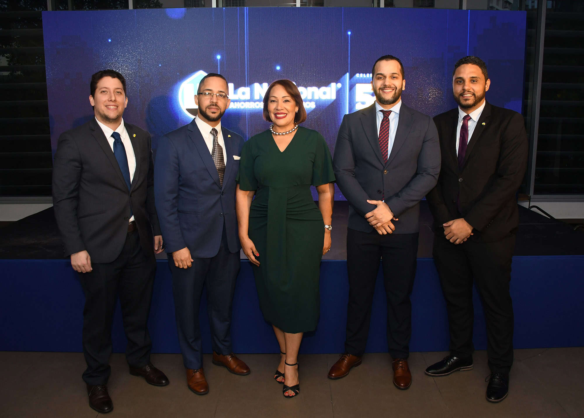 Maurizio Frigati, Jos&eacute; Jim&eacute;nez Boitel, Wendy Salazar, Juan Lara y &Aacute;lvaro Irizarry