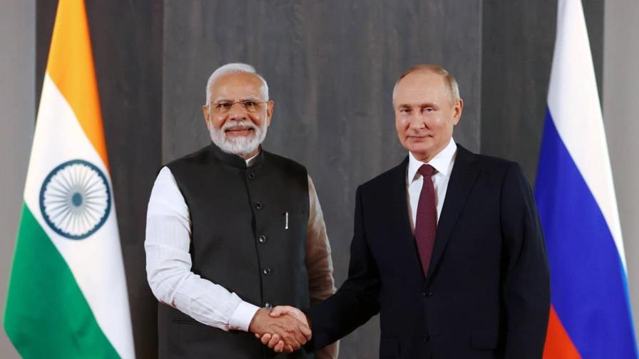 El primer ministro indio Modi tuvo una buena conversación con su amigo Putin