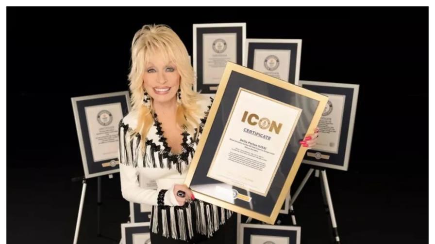 Dolly Parton es reconocida como Ícono del Guinness World Records por sus 11 marcas históricas