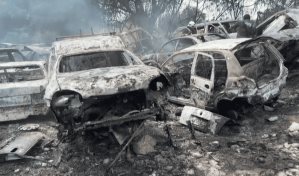 Incendio en San Francisco de Macorís afecta más de 50 vehículos y deja pérdidas millonarias