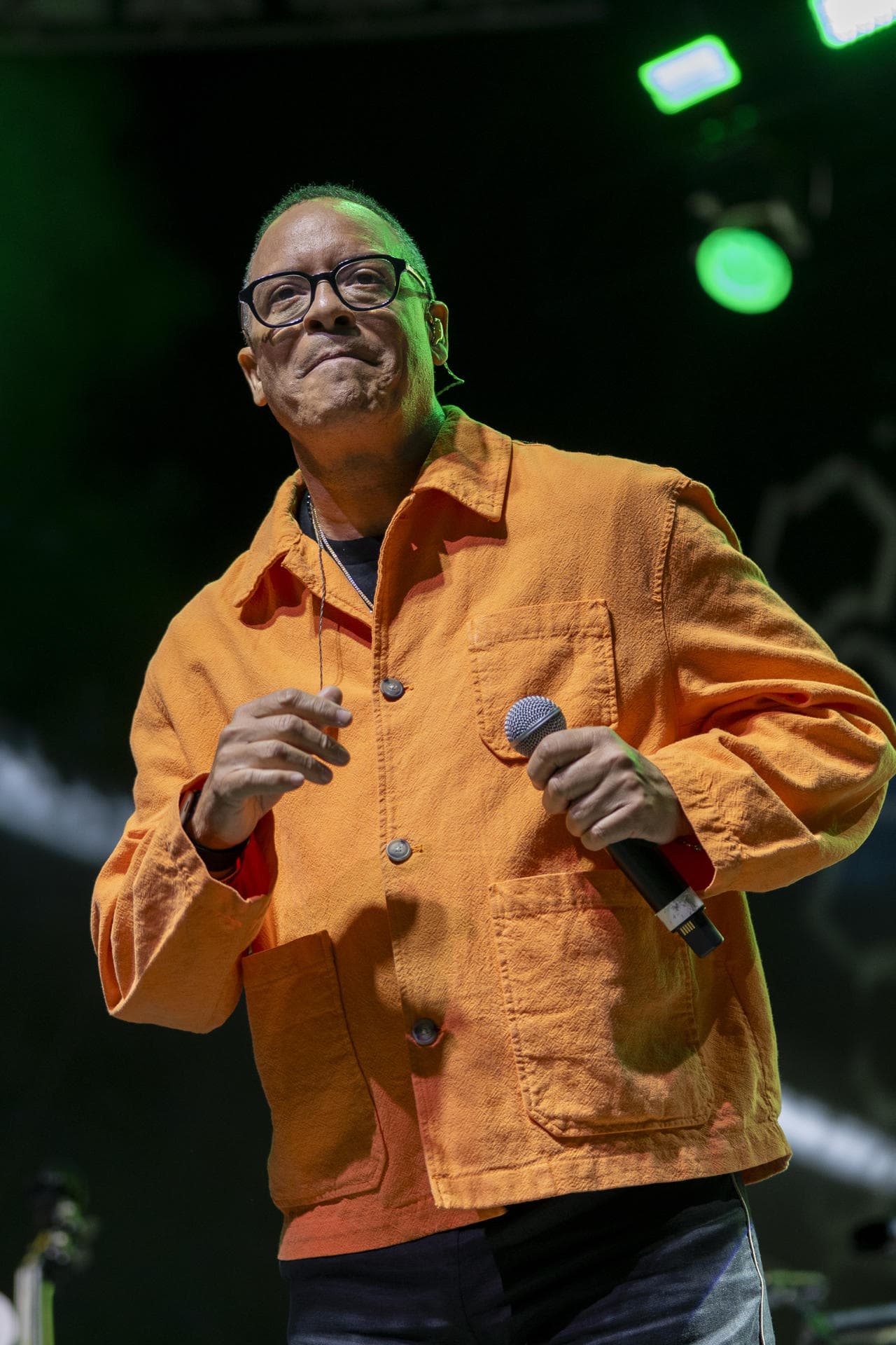  El cantante cubano Isaac Delgado, se presenta durante un homenaje por el centenario de la fallecida cantante cubana Celia Cruz, en el festival summerstage este sábado, en Nueva York (Estados Unidos).