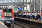 Abinader pone en marcha nuevos vagones del Metro; proyecto costó más de 219 millones de euros