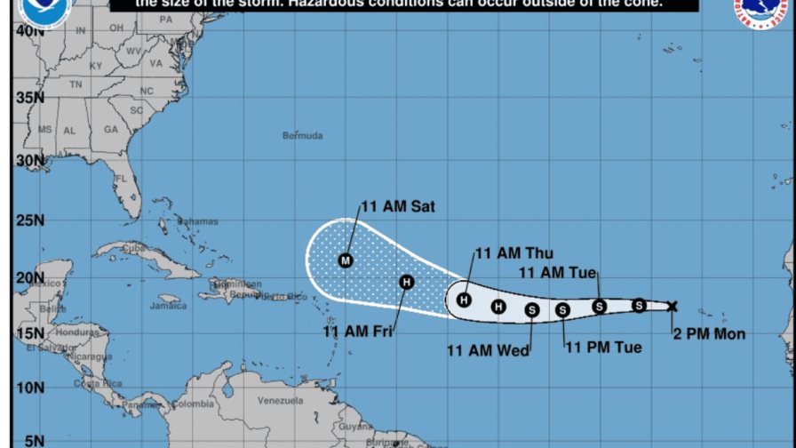 Se forma la tormenta tropical Erin en el Atlántico y podría convertirse en el primer huracán