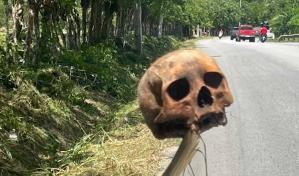 Cráneo humano hallado en La Altagracia era utilizado en rituales de hechicería