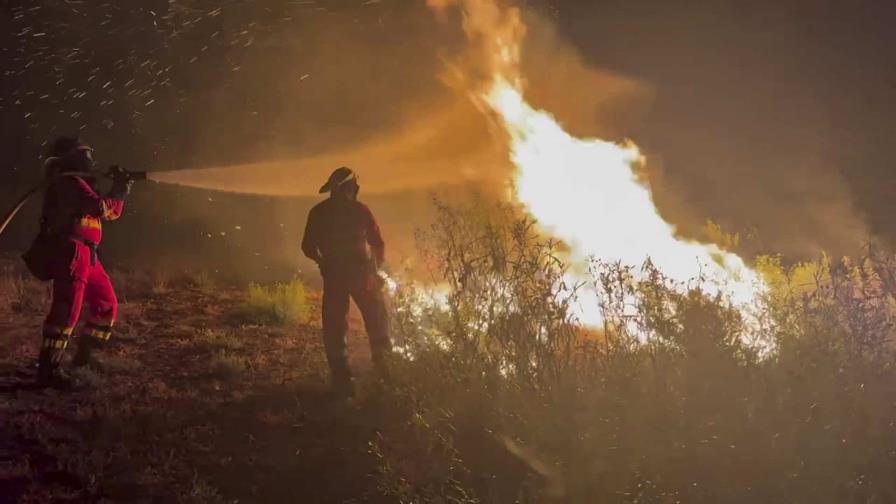 Sigue vivo en España el incendio en la zona de unas minas romanas Patrimonio Mundial de la Unesco
