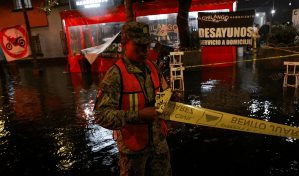 El Zócalo de Ciudad de México registró el domingo la lluvia más intensa desde 1952