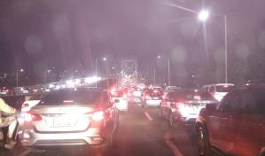 Usuarios reportan tapón desde el Distrito Nacional hacia SDE