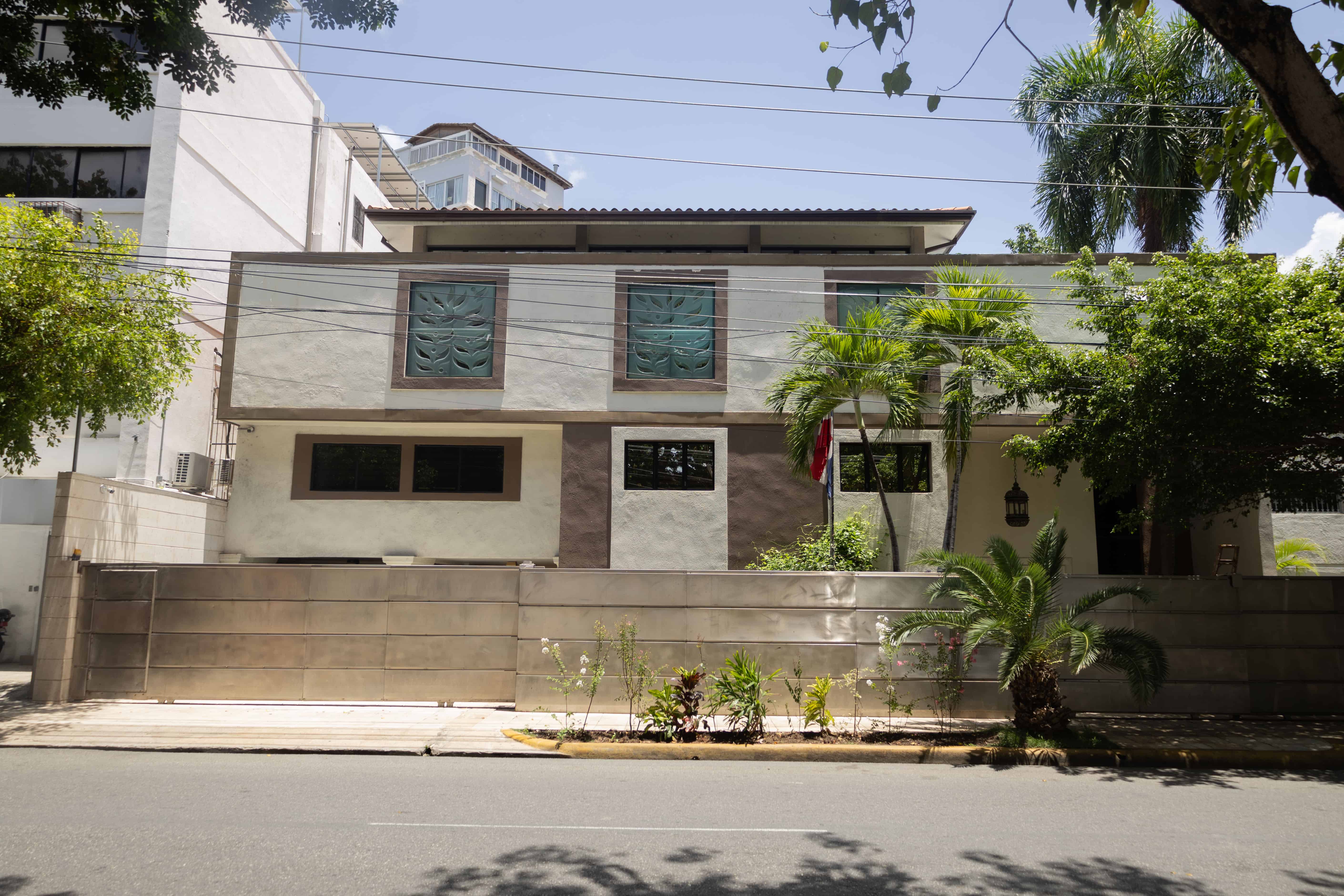 Parte trasera de la casa de Hipólito Mejía.