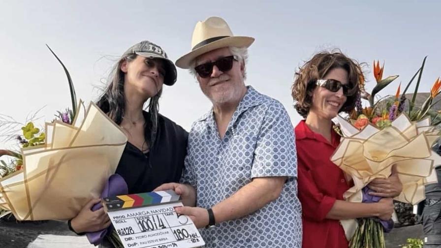 Almodóvar termina el rodaje de su nueva película, Amarga Navidad