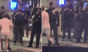 Un funcionario acusado de delito grave por lanzar un sándwich a un policía en Washington