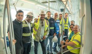 La línea 2C del Metro de Santo Domingo completa su cuarta prueba