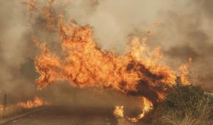 España consumida por los incendios en el noroeste y el oeste