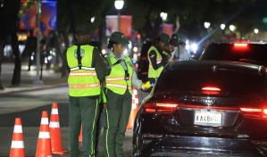 Digesett realiza operativo de alcoholemia en las avenidas Lincoln y Churchill