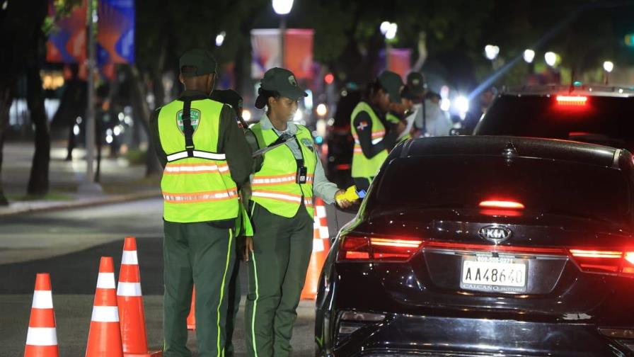 Digesett realiza operativo de alcoholemia en las avenidas Lincoln y Churchill