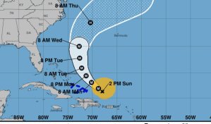 Extenso campo nuboso del huracán Erin generará aguaceros esta tarde; conoce en cuáles provincias