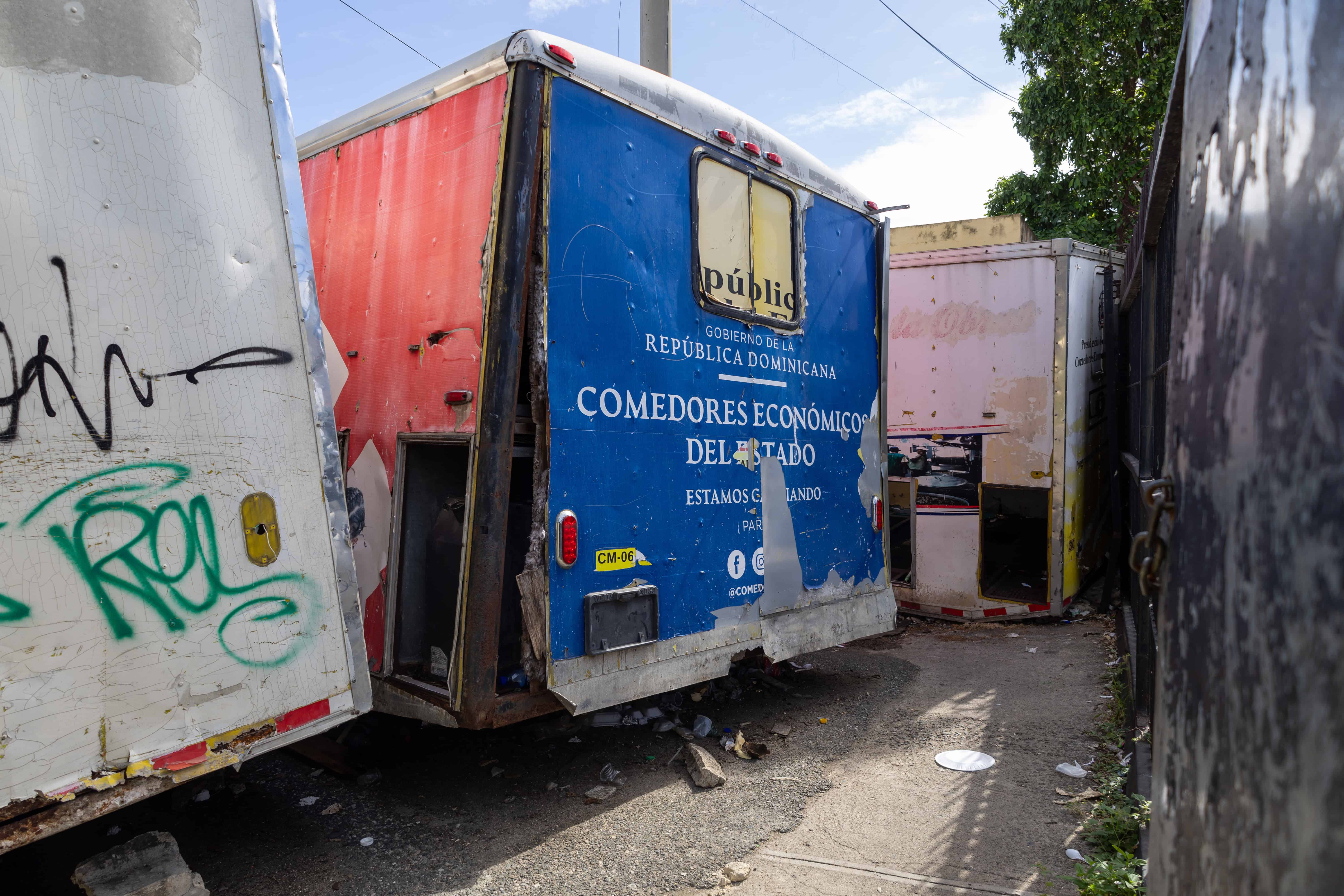 El deterioro de las unidades es evidente.