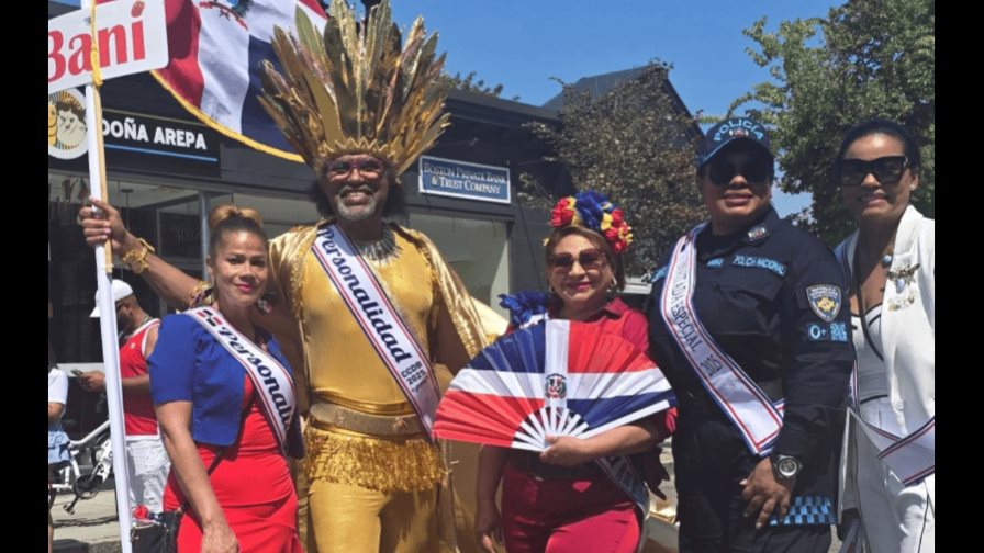 El quinto estado con más dominicanos en EE. UU. celebra su colorido desfile dominicano