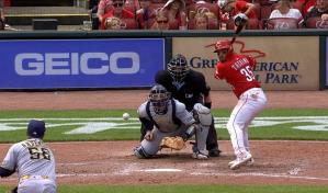 Los Rojos acaban con la racha récord de Milwaukee y Dodgers barren a Padres