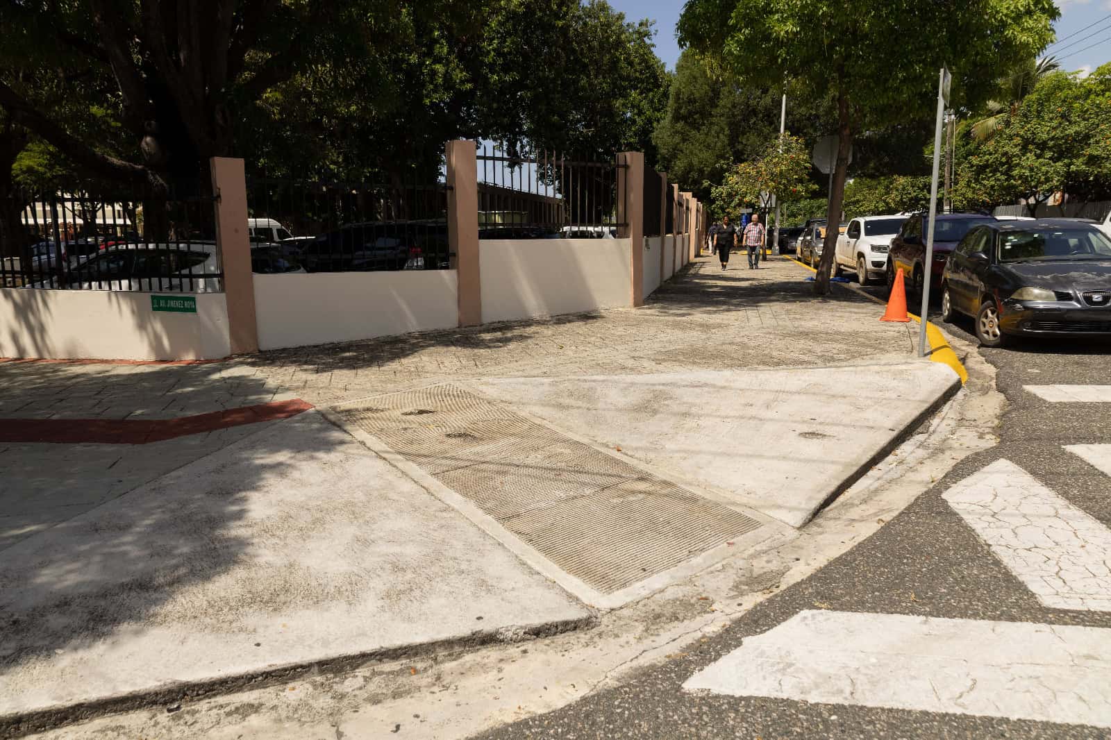 Una rampa para personas con discapacidad.