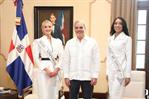 As&iacute; fue la visita de Miss Universo y Miss RD al Palacio Nacional