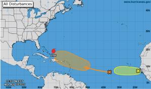 Erin se aleja del país, pero vigilan otro sistema en el Atlántico