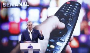 Abinader presenta la transformaci&oacute;n de RTVD, canal 4