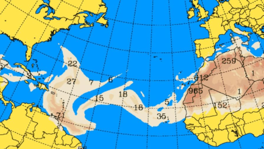 Descontinúan alerta para uso de costa Atlántica; incrementa polvo del Sahara desde este miércoles Descontinúan alerta para uso de costa Atlántica; incrementa polvo del Sahara desde este miércoles