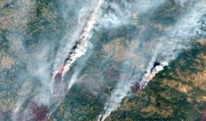 La magnitud de la crisis de los incendios forestales vista por los satélites Copernicus