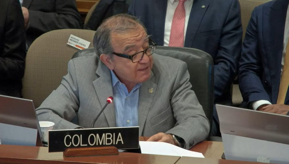 El delegación de Colombia ante la OEA.