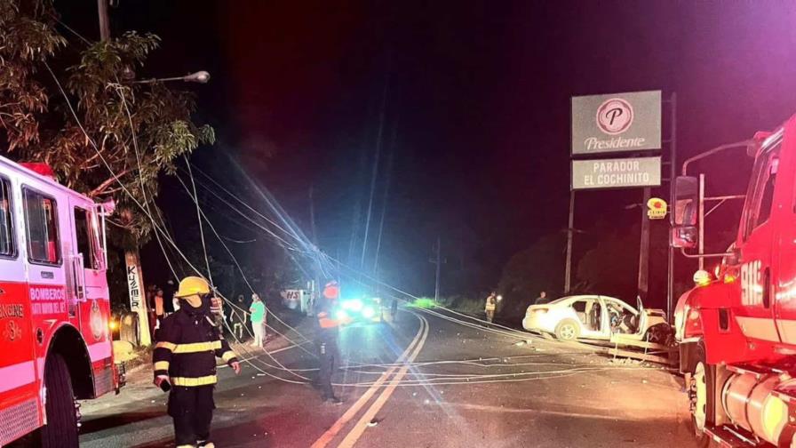 Accidente de tránsito en Hato Mayor deja comunidad sin electricidad Accidente de tránsito en Hato Mayor deja comunidad sin electricidad