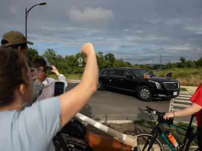 Trump no patrulla ciudad como prometió en Washington