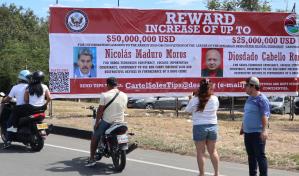 Valla con recompensa por Maduro y Cabello aparece en la frontera de Colombia con Venezuela