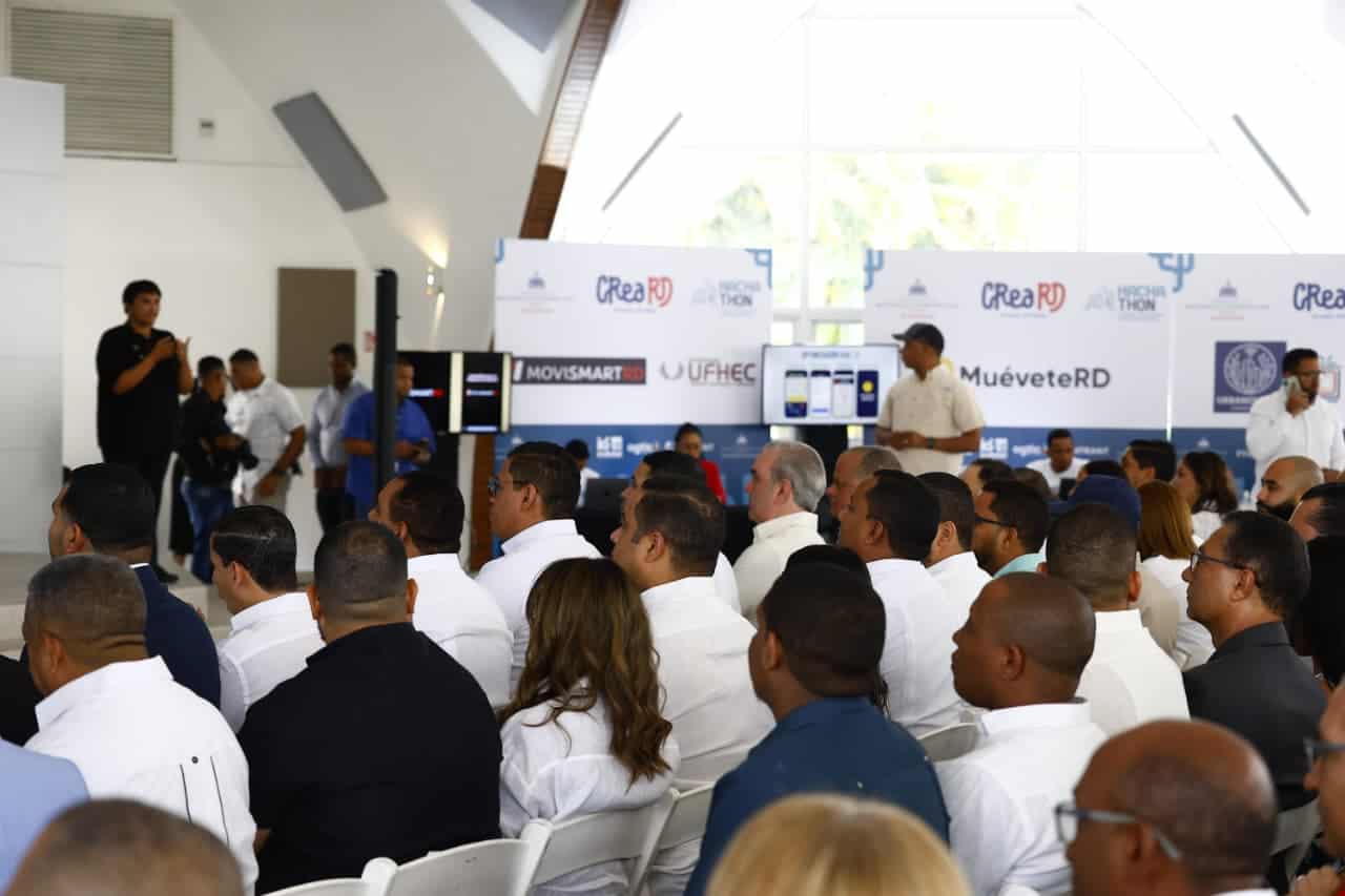 Luis Abinader durante un acto.
