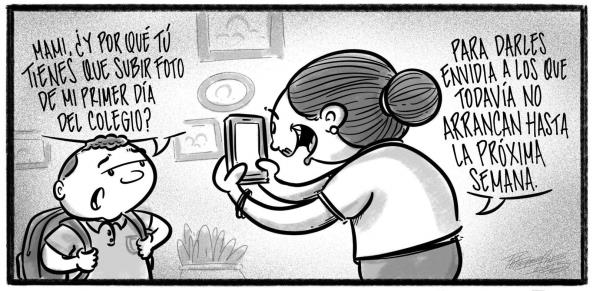 Caricatura de Noticiero Poteleche 26 agosto 2025