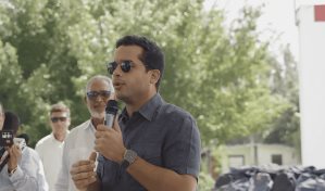 Senador Omar Fernández entrega útiles escolares en Dajabón por inicio del año escolar