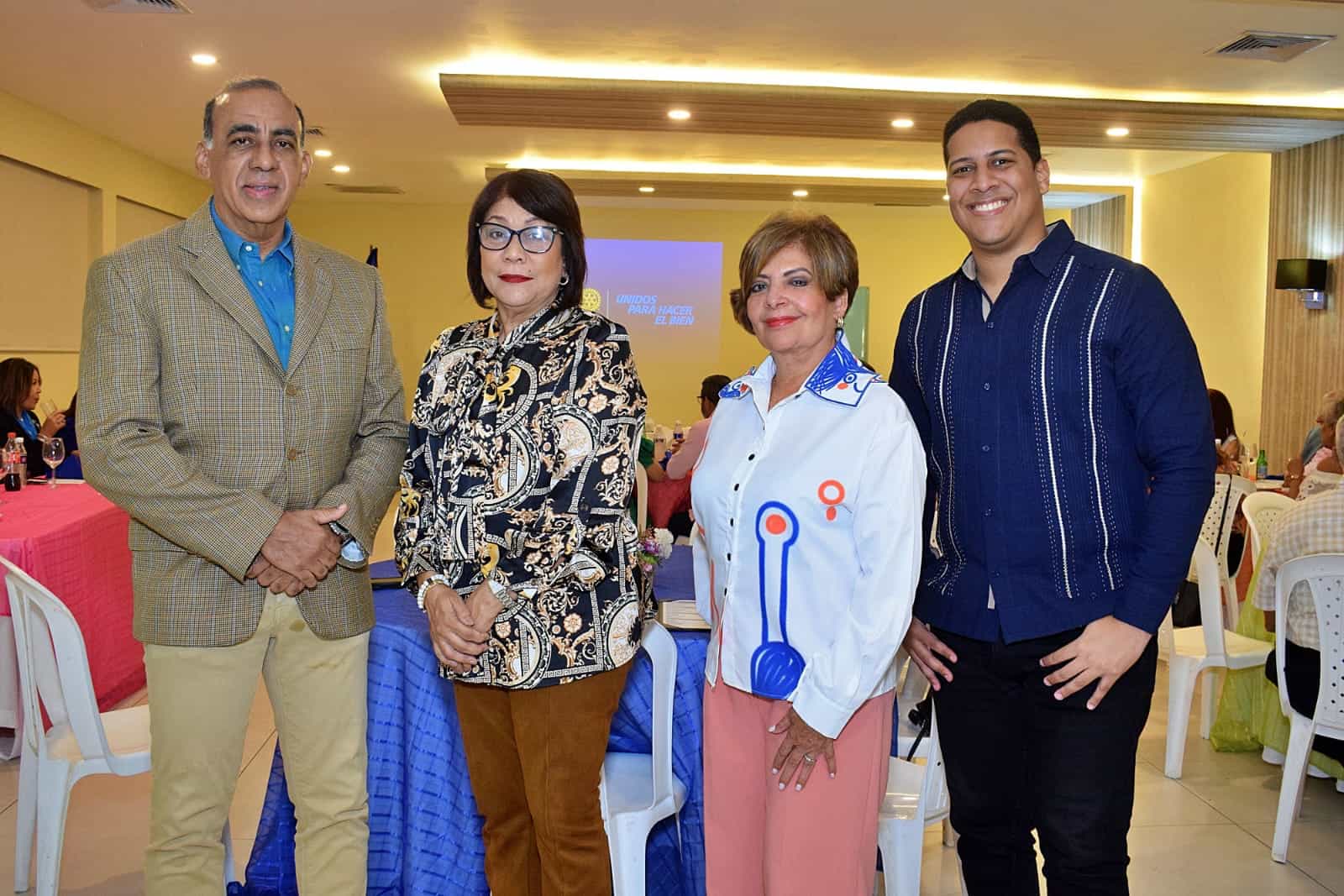  Oscar Brea, Ingrid Chain, Martina Portalatín y José Adolfo Herrera.
