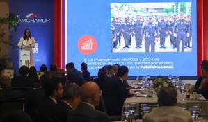 Faride Raful llama al sector empresarial a ser aliado estratégico en la seguridad ciudadana