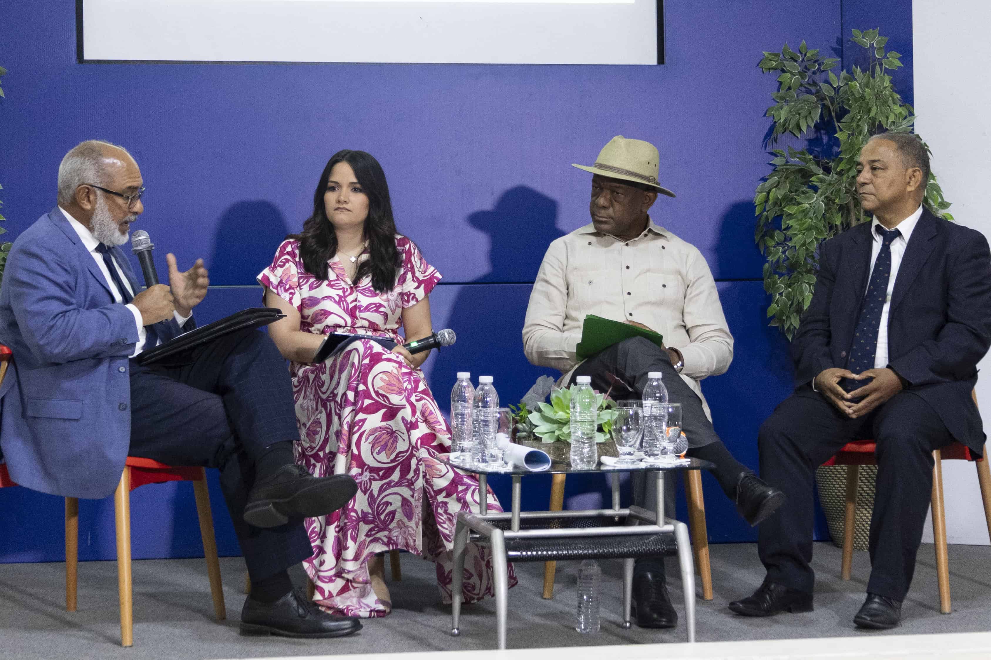 Participaron Aurelio Henríquez, presidente del Colegio Dominicano de Periodistas, Julio Martínez Pozo, periodista de RCC Media; y Laura Jacquez, periodista de Noticias Telemicro, bajo la moderación del director de El Nuevo Diario.