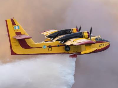 Aviones cisterna y control de fuegos forestales en RD