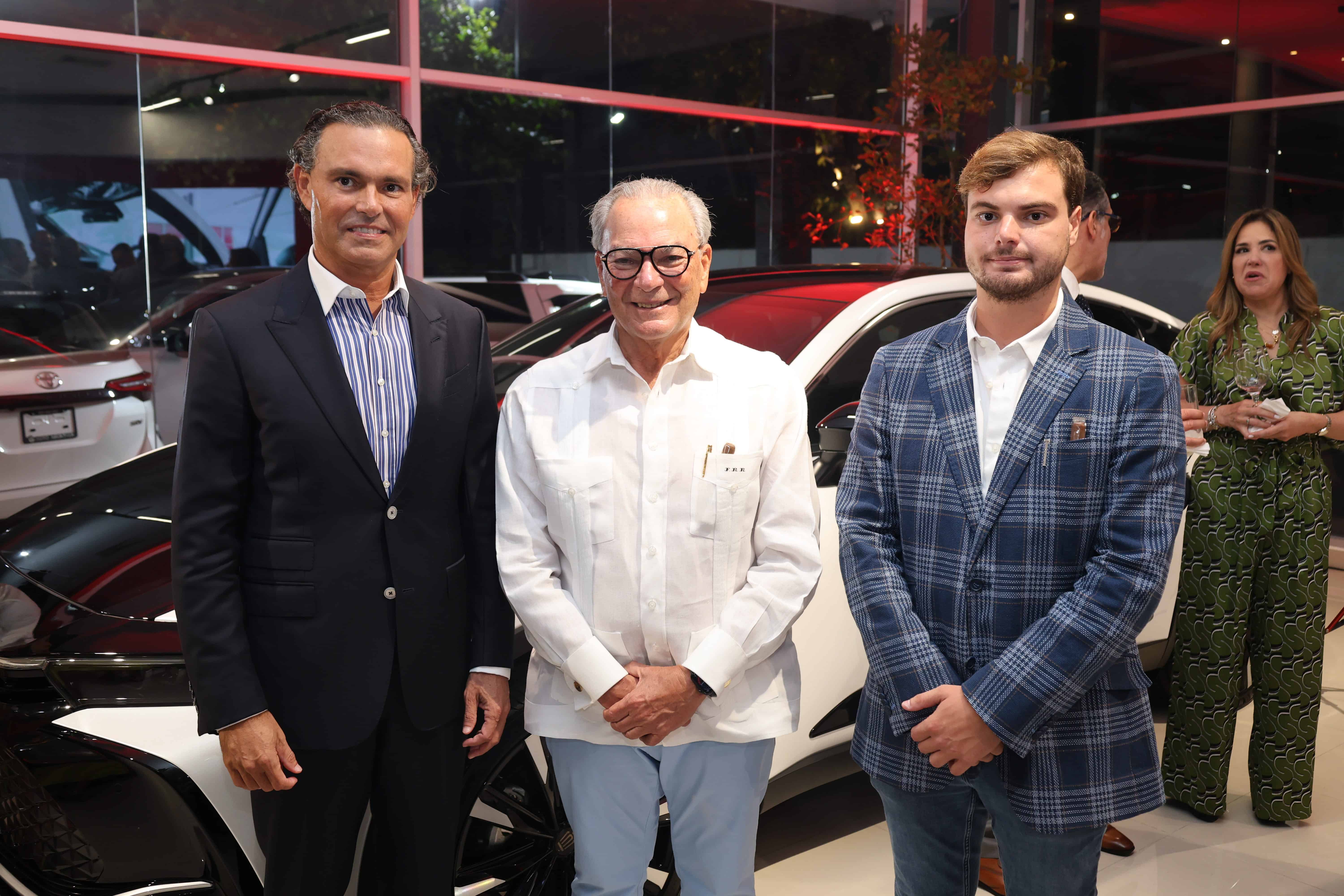 Juan Tomás Díaz, Frank Rainieri y Juan Tomás Díaz Rainieri.