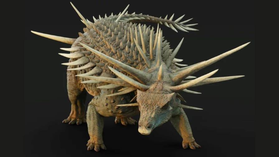 Científicos descubren un extraño dinosaurio cubierto de una armadura de púas